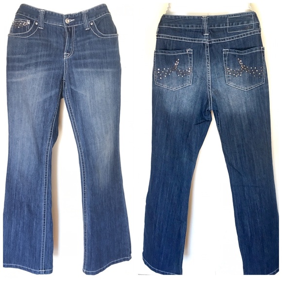 INC International Concepts Denim - INC Denim Women's Regular Fit Bootleg Jeans - 10